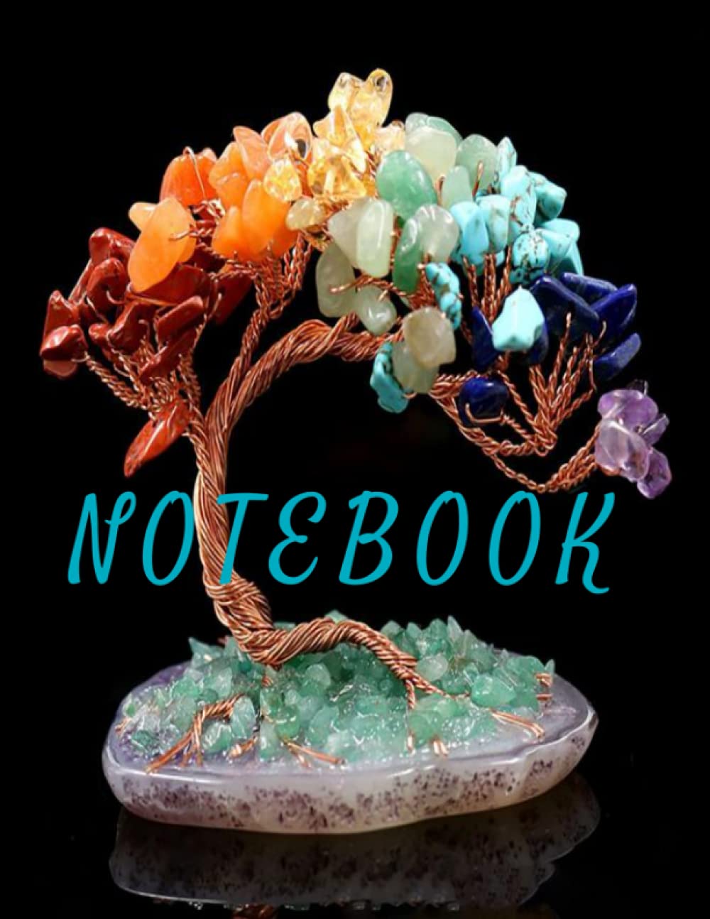 Chakra Notebook: Gemstone Feng Shui Tree 100 pg notebook journal