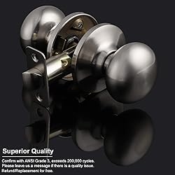 Knobonly 6 Pack Passage Door Knob Sets Door Handle
