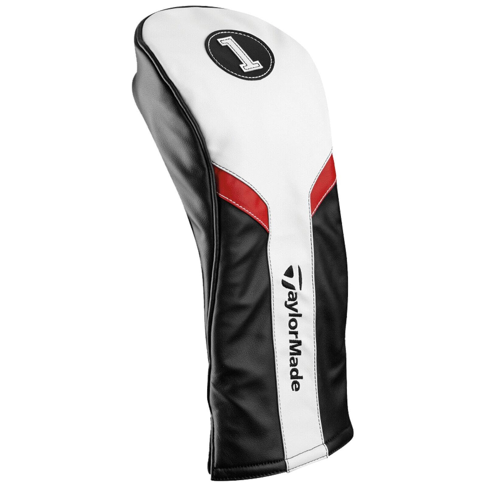 TaylorMade Men's Head Covers, Black, White, One Size