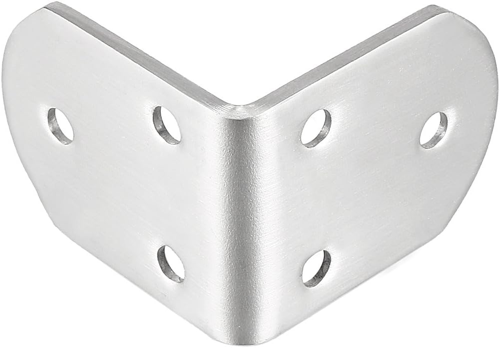 Sourcingmap Stainless Steel Shelves Corner Brace 50mmx50mmx38mm - Image 3
