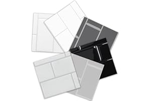 Smart Tiles - Peel and Stick Backsplash - Subway - Sheets of 10.95" x 9.70" - 3D Stick on Tiles for Kitchen and Bathroom Back