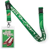 Ata-Boy Wizard of Oz Ruby Slippers Reversible Lanyard with Breakaway Clip and ID Holder