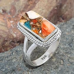 Solid 925 Sterling Silver Ring For Womens Genuine
