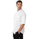 Chef Works Men's Montreal Cool Vent Chef Coat, White, Medium