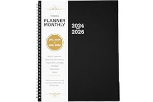 COBOLL Monthly Planner 2024-2026 - 24 Months Planner, 9'' x 11'', JUL. 2024 - JUN. 2026, Calendar Planner, Academic Planner 2024-2025