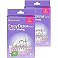 DWEasyDerm Quick Calming Magnesium Patches(20 patches) with Cica Ampoule - Intensive Care, Pimple patches, Hydrocolloid Band, Zits Spot care Overnight Home Care 2-8 hours, New boxs types
