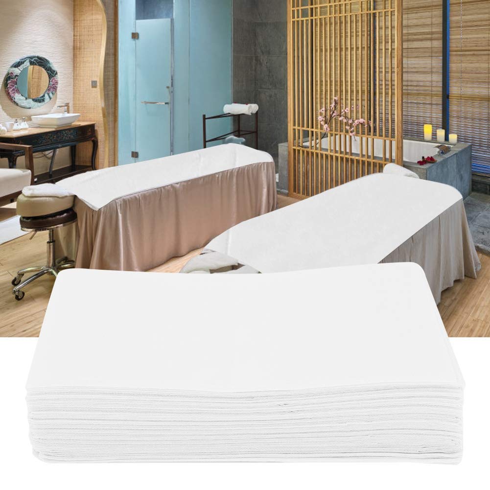 Disposable Bed Sheets Spa Bed Sheets Massage Table Disposable Sheets Massage Bed Cover Waterproof Massage Beauty Salon Table Sheets Bedsheet For Spa Tatto Lash Bed Hotels Non-Woven Fabric 10PCS
