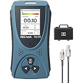 Geiger Counter AEGTEST Radar-5633 Portable Nuclear Radiation Detector with LCD Screen, Rechargeable Dosimeter for Beta Gamma 