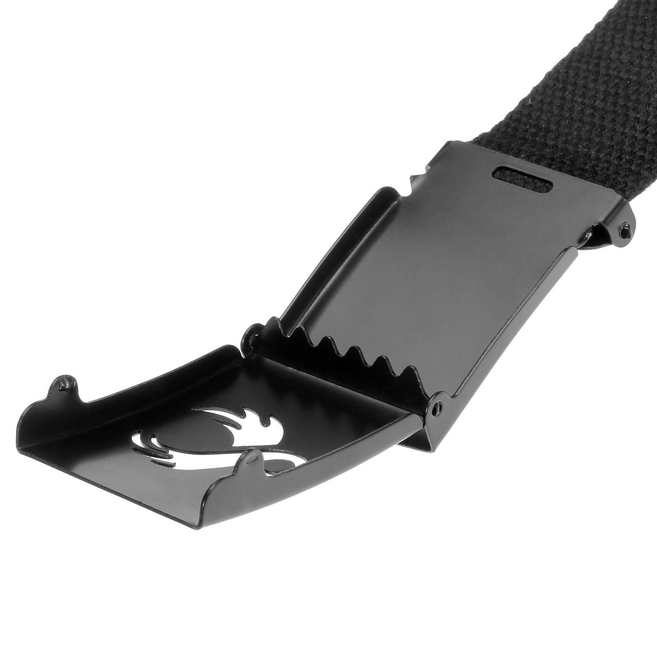 Ayliss® Fashion Canvas Web Belt Eagle Design Adjustable Black Buckle 42.5\