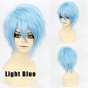 Amazon Com S Noilite Short Cosplay Full Wig Women Mens Male Anime