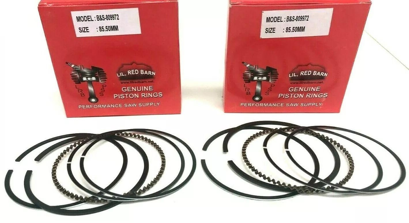 Two Engine Piston Ring Kits Compatible with Briggs