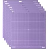 Cricut StrongGrip Cutting Mat Pack (6 Count, 12in x 12in) | For Explore &amp; Maker Machines - for Chipboard, Matboard, Cardstock &amp; Heavyweight Materials
