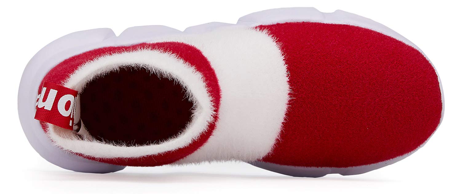 Boys Girls Sock Shoes High Tops Breathable Knit Slip On Shoes