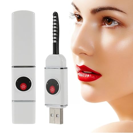 Anself Elektrischer Beheizter Wimpernzange Wimpern Curler Wiederaufladbar Augen Make-up-Tools