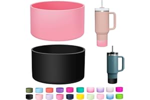 LONPARRY 4-Pack Silicone Boot for Tumbler Boot Stanley Cup Rubber Bottom Sleeve Protector for Stanley Tumbler HydroFlask Simple Modern Owala Car Travel Cup BrüMate Era 40 oz Tumbler