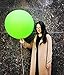 5 Big Balloons - 36 inch Round Balloons - Extra Large & Thick Balloons Reusable Giant Latex Balloons for Wedding/Birthday Party Decorations, Photo Shoot and Festivals Christmas Decorations (Green)
