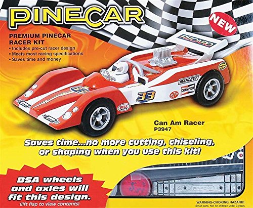 Woodland Scenics Pine Car Derby Racer Premium Kit, Can Am