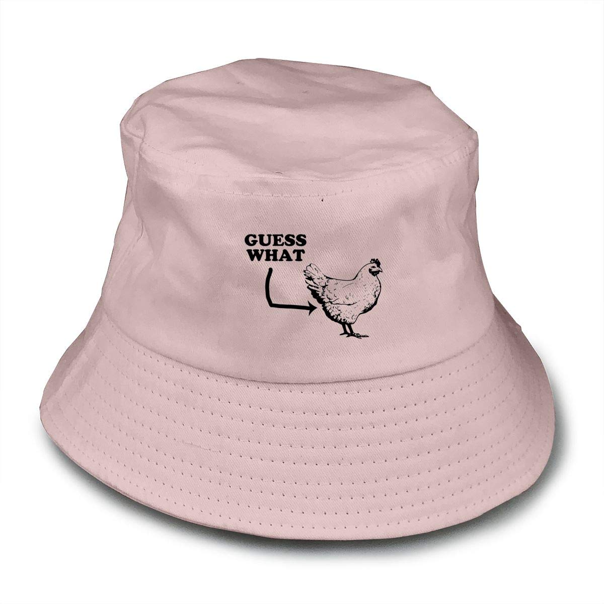 Guess What Unisex Cotton Packable Pink 