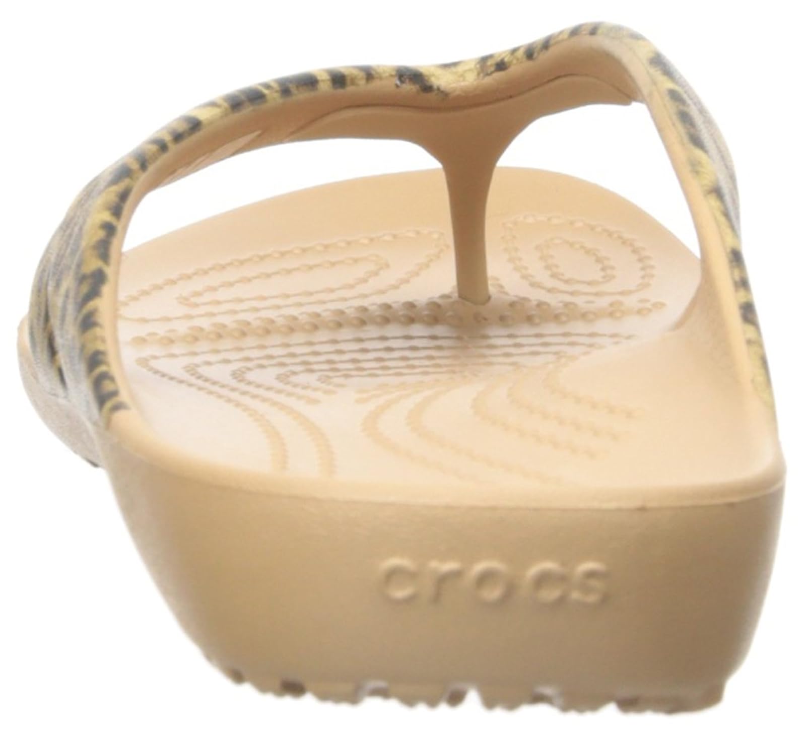 crocs kadee ii leopard print flip