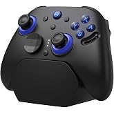 NYXI Imperial PC Gaming Controller for PC, Switch, Android, TV | Interchangeable ABXY Buttons for PC/Switch Layout, Adjustable Tension TMR Joystick, Dual-Mode Trigger, 1200mAh, Charging Dock