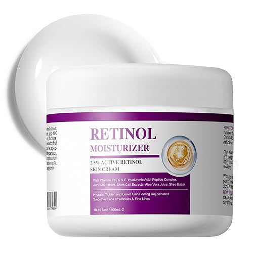 Moisturizer Cream, Retinol Face Moisturizer, Wrinkle Cream for Face Neck with Collagen Hyaluronic Acid, Hydrating, Anti-Aging, Anti-Wrinkle, Firming Skin Care