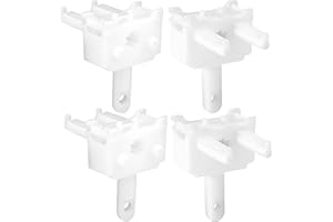 NVGUOES 4 Pcs Vertical Blind Wand Control Replacement - Vertical Blind Wand Control - Vertical Blind Control - Vertical Blinds Replacement Parts - Blinds Repair Accessories - White Window Blind Parts