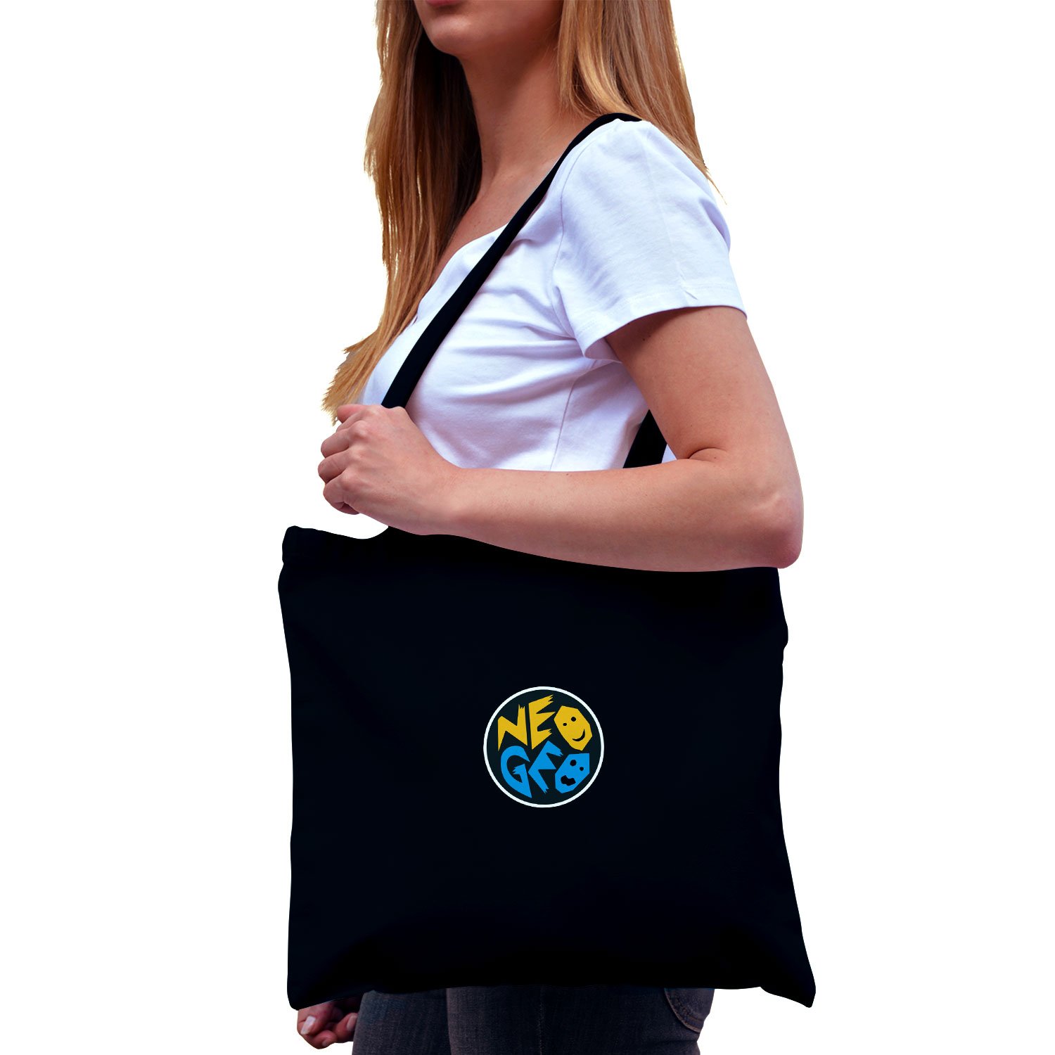 NERDO Unisex Adult VEND-198716 Fabric Bag, Black, 38 cm x 42 cm