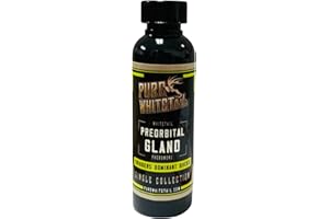 Pure Whitetail Preorbital Gland Scent | Deer Forehead Gland Scent | Natural Deer Scent | Mock Scrape Scent | Makes a Licking Stick for Deer | 2 oz Bottle
