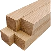Barrington Hardwoods White Ash Lumber Turning Blanks (4 Pieces) (2" x 2" x 6")