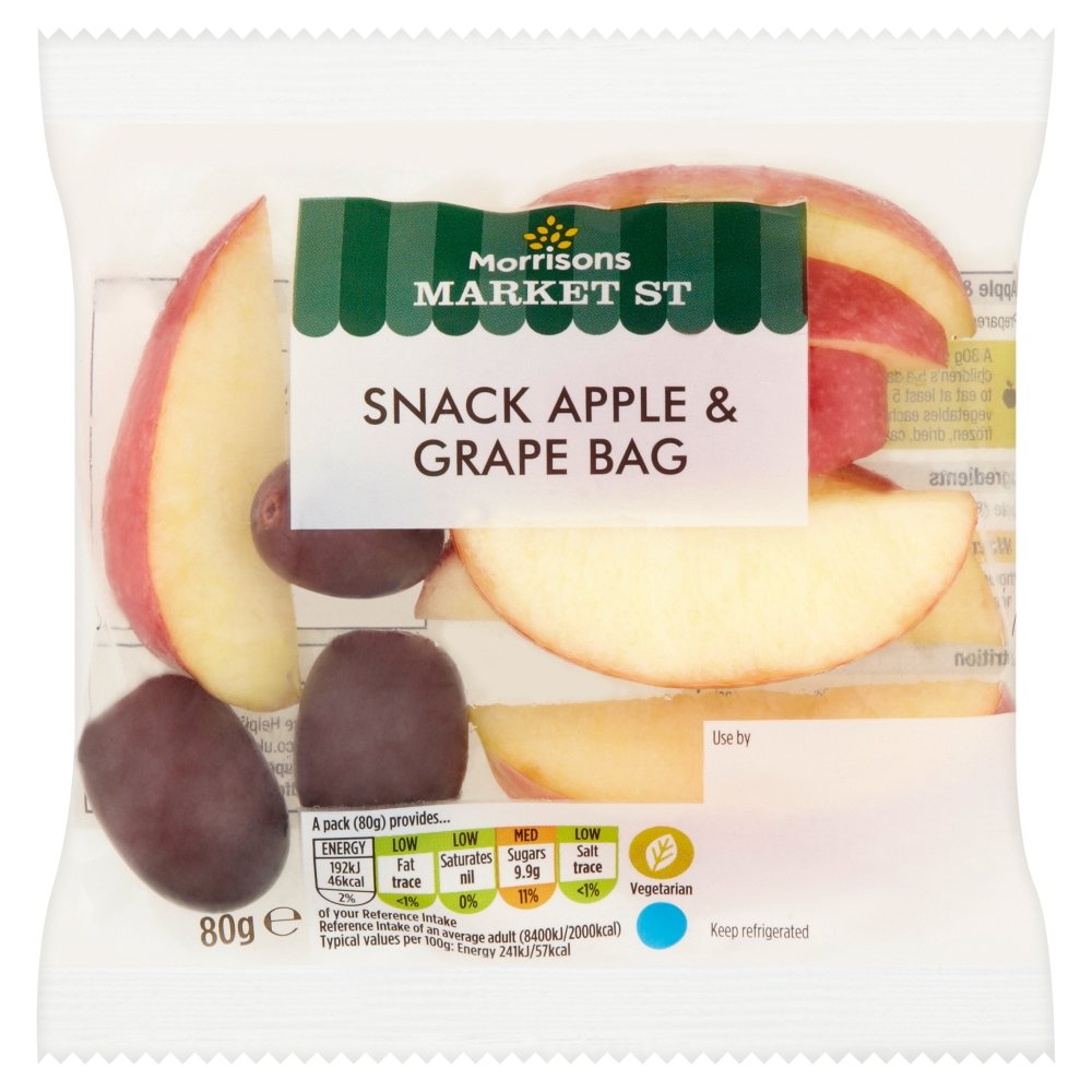 Morrisons Market St Apple & Grapes, 80g