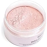 SEISSO Rose Gold Mica Powder for Epoxy Resin 1.7 oz /50g Powdered Pigment for Soap Colorant Bath Bomb Dye, Cosmetic Grade for Lip Gloss, Acrylic Nails Polish, Craft Projects