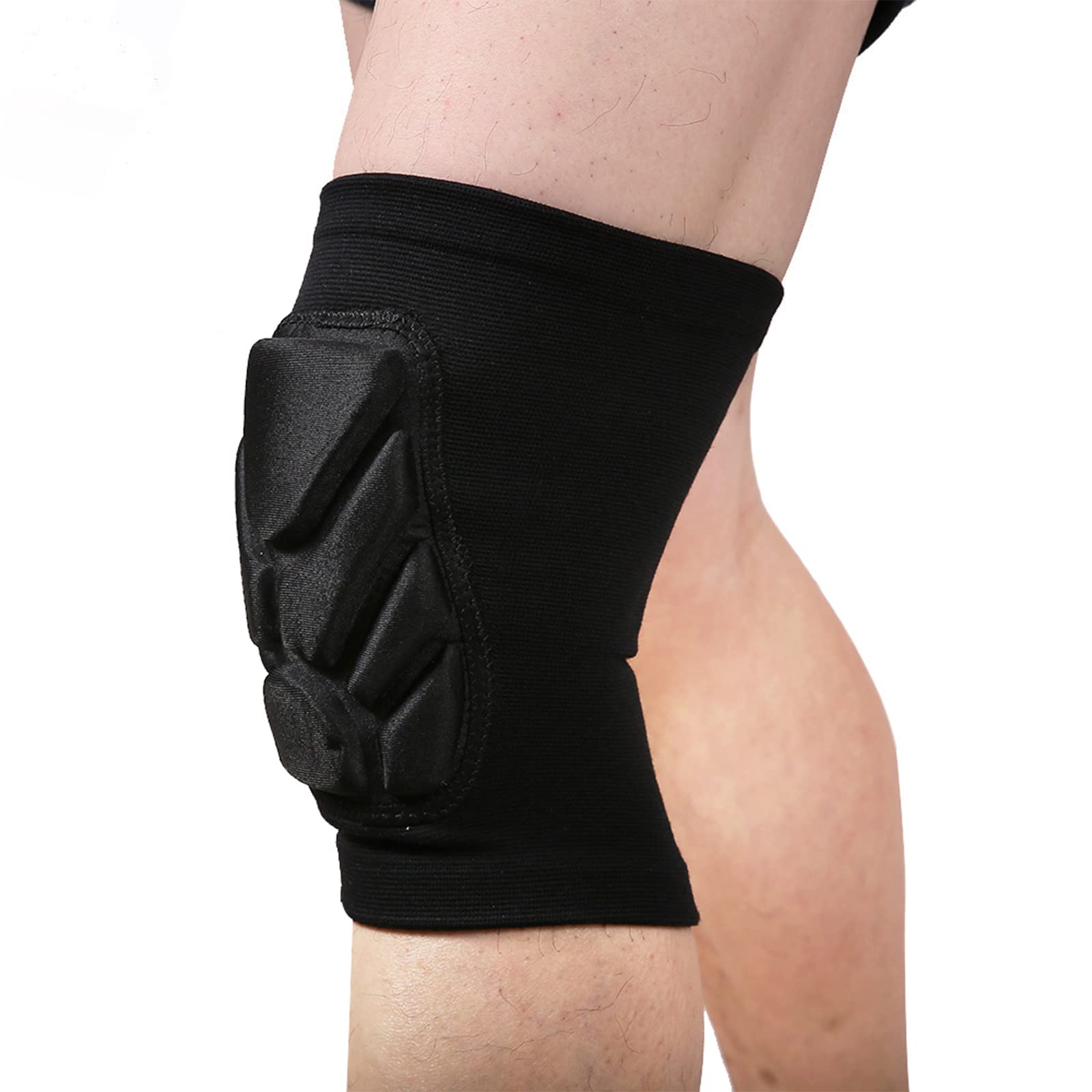 lenpestia Volleyball Knee Pads 1 Pair Thick Sponge Protective Knee Pads Collision Avoidance Wrestling Knee Pads Dance for Basketball Volleyball Runining Riding Outdoor Sport (XL)