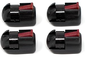 REDLINE TUNING Quick Release End Fittings for 10mm Ball-Stud (4 Pack) - Black M6 Female Thread - Gas Spring Strut Lift Support Sockets RT-60-00005 (4)