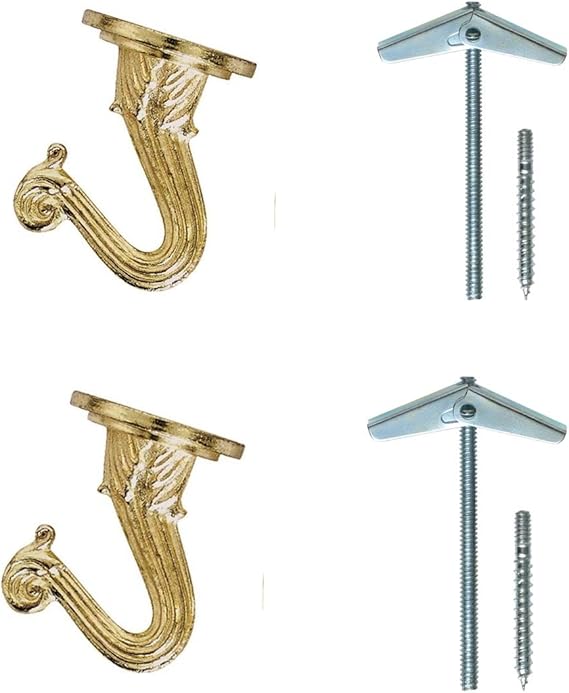 Rocky Mountain Goods Ceiling Swag Hook 2 Pack with