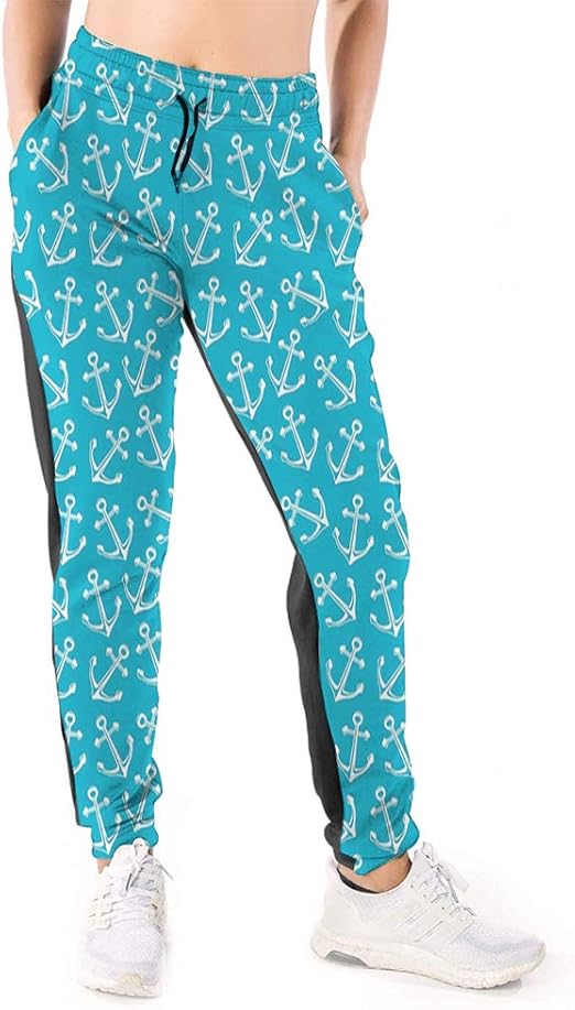 GULTMEE Pantalones de chándal para Mujer, con patrón estilizado, para