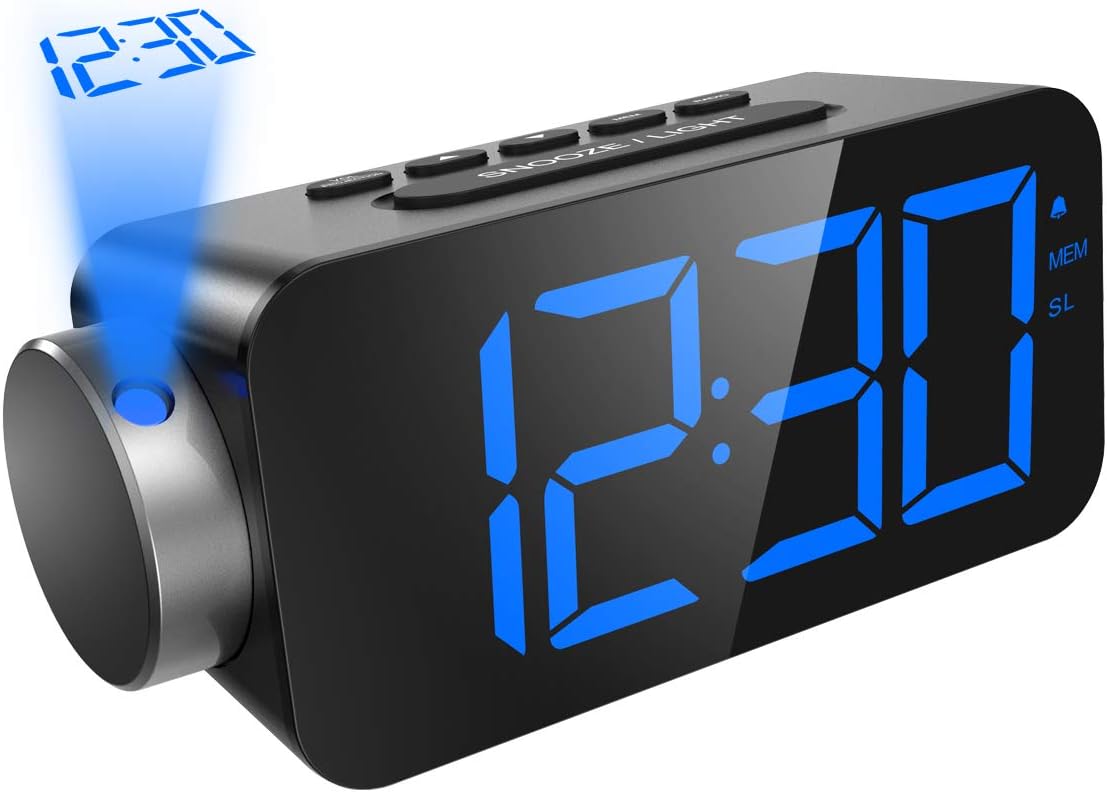 Snooze Function FM Radio with Sleep Timer Digital Clock Radios for