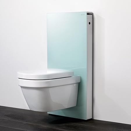 Geberit Monolith WC-Modul/Sanitärmodul für abgehängte Toilette, 101 cm, Mintglas (131.021.SL.5)