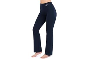 Nirlon Straight Leg Yoga Pants - Yoga Pants for Women Soft & Breathable Womens Leggings for Gym & Yoga Regular & Plus Size