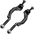 Detroit Axle - Front Outer Tie Rod End Links for 2003-2009 Chevrolet Trailblazer GMC Envoy 2004 2005 2006 2007 2008 2 Outer Tie Rod End Links Replacement [0.63 inch Thread Tie Rods]