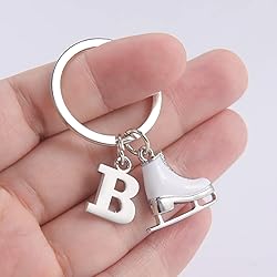 LIKGREAT Ice Skate Keychain Figure Skating