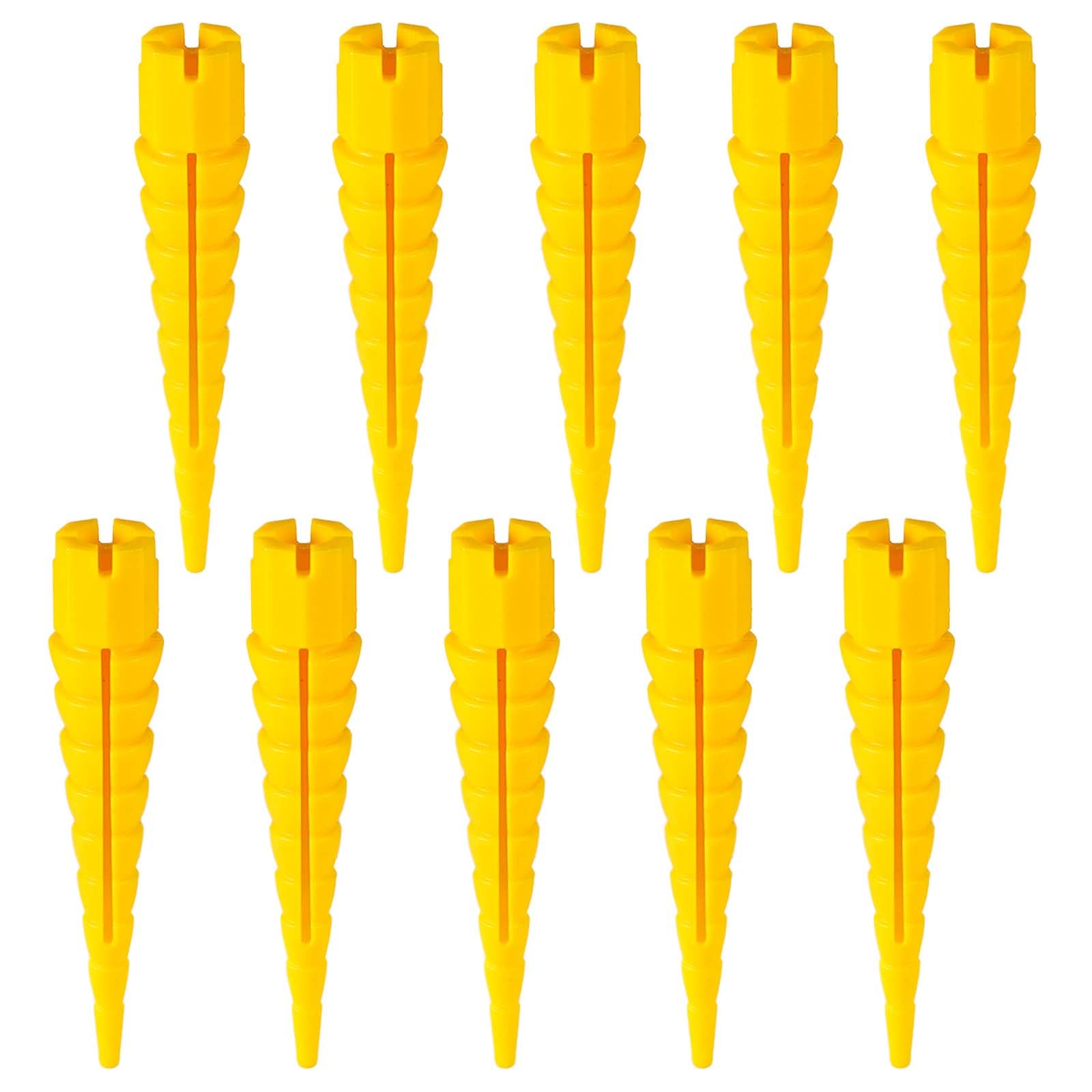 Wood Anchor for Screws, Wall Anchors for Drywall Stripped Screw Hole Repair Kit Wood Anchor Screw Kit Fits Wood Screws Sizes #2 to #16 for Wood Door Fixing Stripped Screw Holes