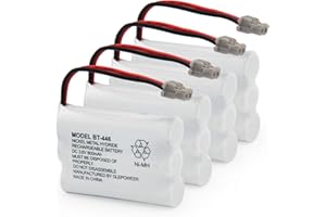 GLEPOWEER 3.6V 800mAh BT446 BT-446 Battery Compatible for BBTY0503001 BT-1004 BT-1005 GE-TL26402 BT-504 CPH-488B Cordless Pho