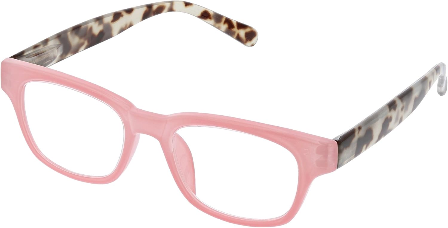 Peepers Women's Vintage VibesPink/Gray Tortoise Reading Glasses, 49 mm