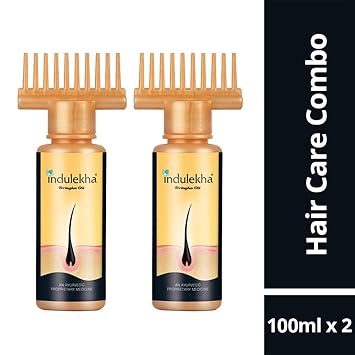 Buy Indulekha Bhringa Hair Oil 100ml Pack Of 2 Online At Low