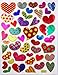 2000+Piece Rhinestone Stickers, Colorful 17 Sheets Bling Self Adhesive Crystal Diamond Gem Decals for Girls & Kids for Nail, Face, Body, Makeup & Reward Stickers