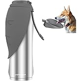 URPOWER 27 Oz Large Dog Water Bottle, Double Wall Insulated Stainless Steel Dog Travel Water Bottle Leak Proof Portable Pet Water Dispenser BPA-Free Drinking Bowl for Dog Outdoor Walking, Hiking