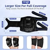 NEWGO Knee Ice Pack Wrap Two Pack Reusable Gel Cold Therapy view 5