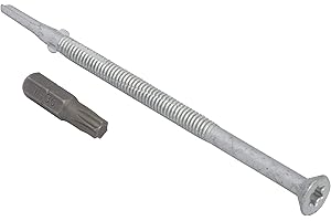 FORGEFIX TechFast Heavy Duty Timber to Steel Roofing Screws | 5.5 x 109mm | Elementech | Bag 50