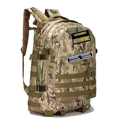 Leoie PUBG Level 3 Unisex Camouflage 3D Battlegrounds Winner Shoulder Bags