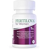 Vision Nutra Fertility Support Supplement for Women | for Hormonal Balance & May Support Menstrual Regularity | Fertilova 60 Vegan Capsules - 2 Month Supply